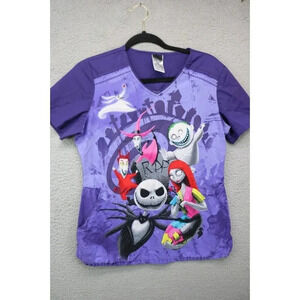 Disney Nightmare Before Christmas Scrub Top-Size Small